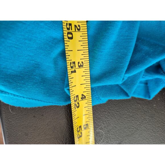 Faded Glory Blue Maxi Plus Dress 2X 18W-20W Empire Boho Coquette Princesses - Picture 8 of 8